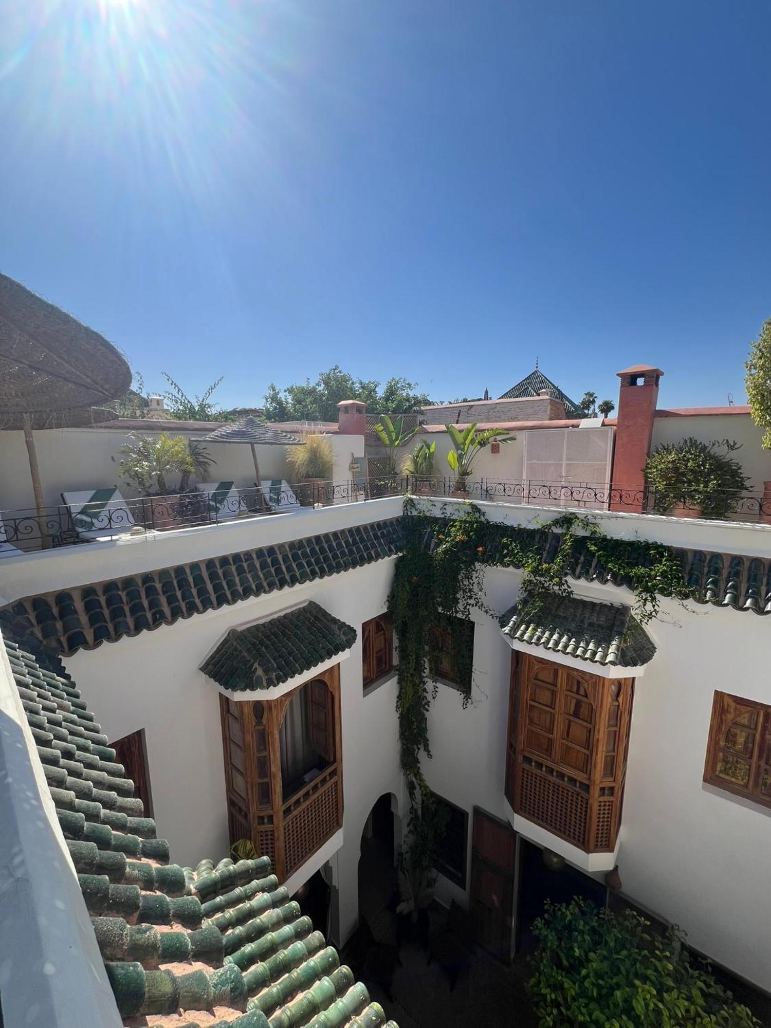 Riad Prive Sadaka Bassin Rooftop Марракеш Экстерьер фото